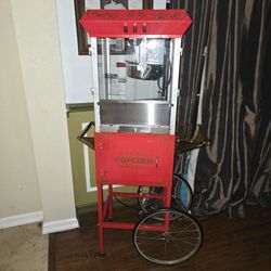 Popcorn Machine With Cart