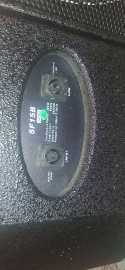 SF15B Passive PA Speaker Cabinet