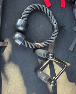 CAP Black - Double D Handle and rope