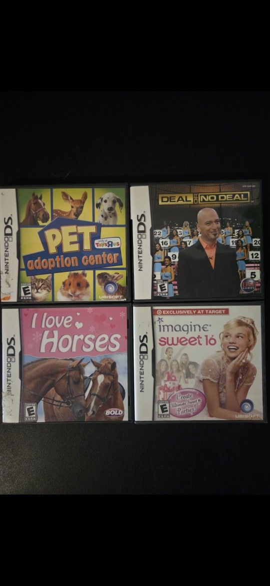 Nintendo DS Games- $5 Each