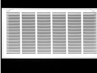 Return air filter grill