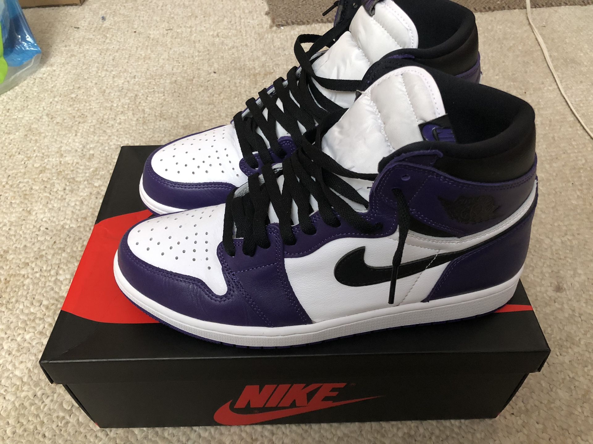 Jordan 1 Court Purple