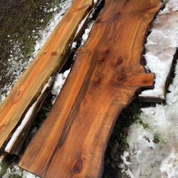 Couple Really Nice Redwood Slabs Left, Looking To Clear Out Today!