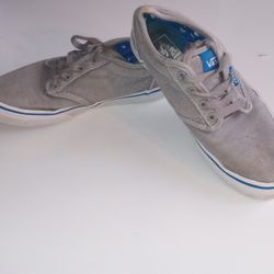 Vans Unisex Kids TB4R Gray Running Shoes Size 3 Youth