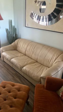 Leather couches used