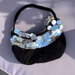 Vintage Purses Black Velvet Handbags