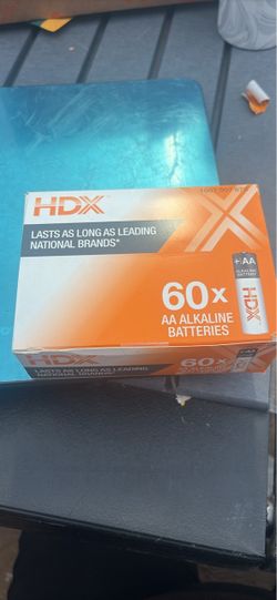 HDX AA Alkaline Batteries 60-Pack