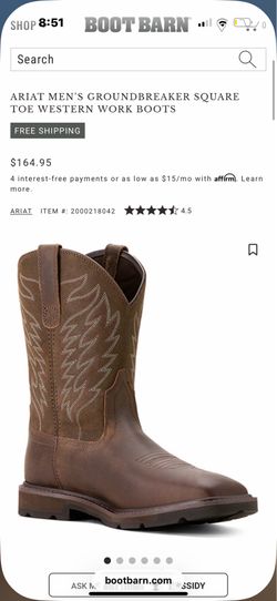 Ariat Work Boots (men)