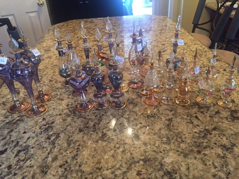 Egyptian Perfume Bottles. $400