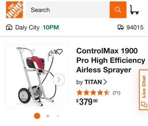 Paint gun/sprayer -  airless