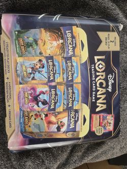Disney Lorcana TCG, 2 Ready-to-Play Decks + 4 Additional Booster + 1 Promo Card