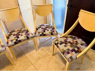 Vintage Set of 6 Designer Dining Chairs