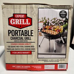 New Expert Grill Portable Charcoal Grill