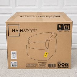 Mainstays Swivel Accent Chair, Taupe