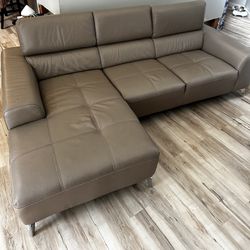 Modern Leather Couch 