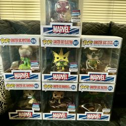 Spider-Man and Sinister 6 Funko Pop! 6inch  Selling As Set 