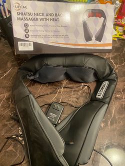 Shiatsu Neck and  Massager with Heat,Electric Deep Tissue Kneading