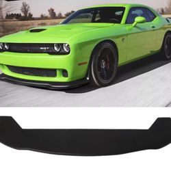 Fits 15-22 Dodge Challenger SRT Hellcat Front Bumper Lip Spoiler Unpainted PP