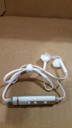 Bluetooth headphones with microphone.