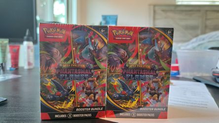 Pokémon TCG Mega Evolution Phantasmal Flames Booster Bundle x2