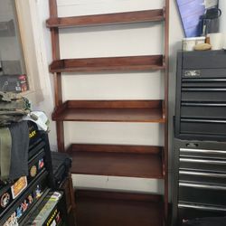 Wooden Ladder Book Shelf 