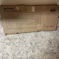 TECKNET Wired Gaming Keyboard (Model: TK-KB002)