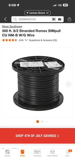 Stranded Romex SIMpull wire