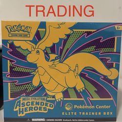Trading Ascended Heroes Pokemon Center ETB