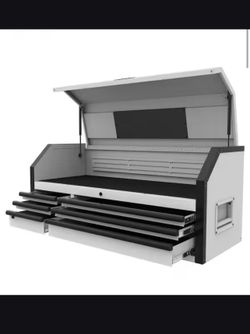 Husky Heavy-Duty 52 in. W x 20 in. D 6-Drawer in Textured White Steel Top Tool Chest. New. $430 Location: Arlington  Se Habla Español