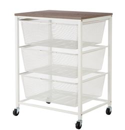 Edifice 3-Tier Mesh Basket Cart