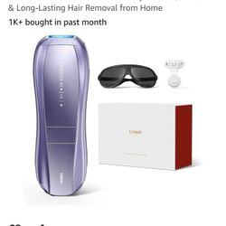 Ulike Laser Hair Removal, Air 10 IPL Hair Removal for Women and Men, 65°F Ice-Cooling Contact, Dual Lights, Skin Sensor & SHR Mode* for Nearly Painles