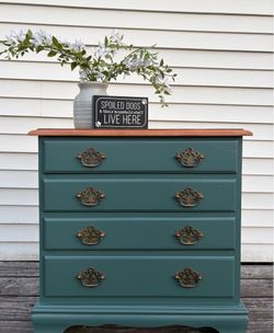 Vintage Bachelors Chest End Table Nightstand