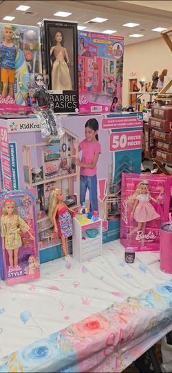 New in Box KidKraft Dollhouse with Barbie Doll