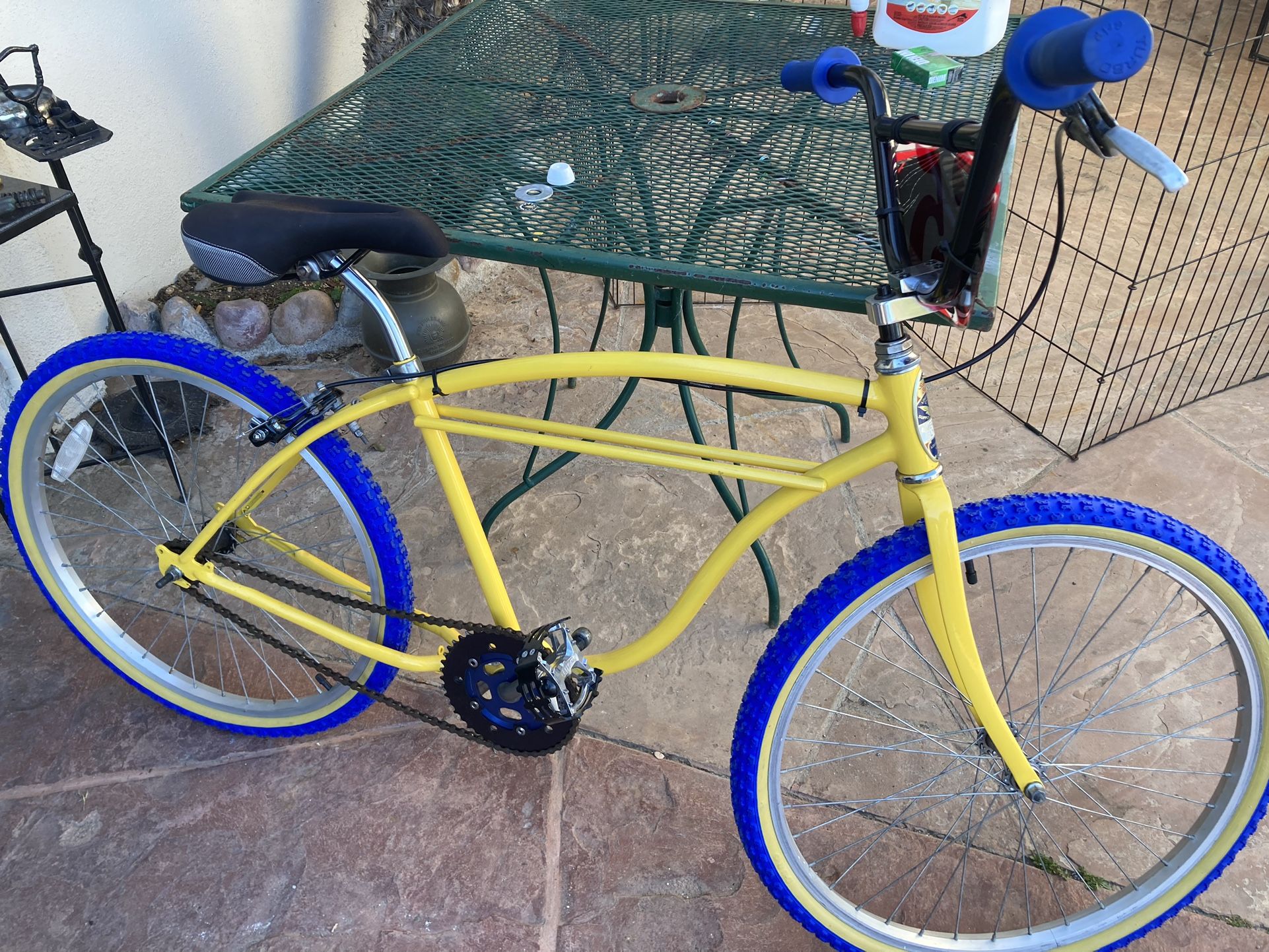 1960s Schwinn Double Straight Bar.