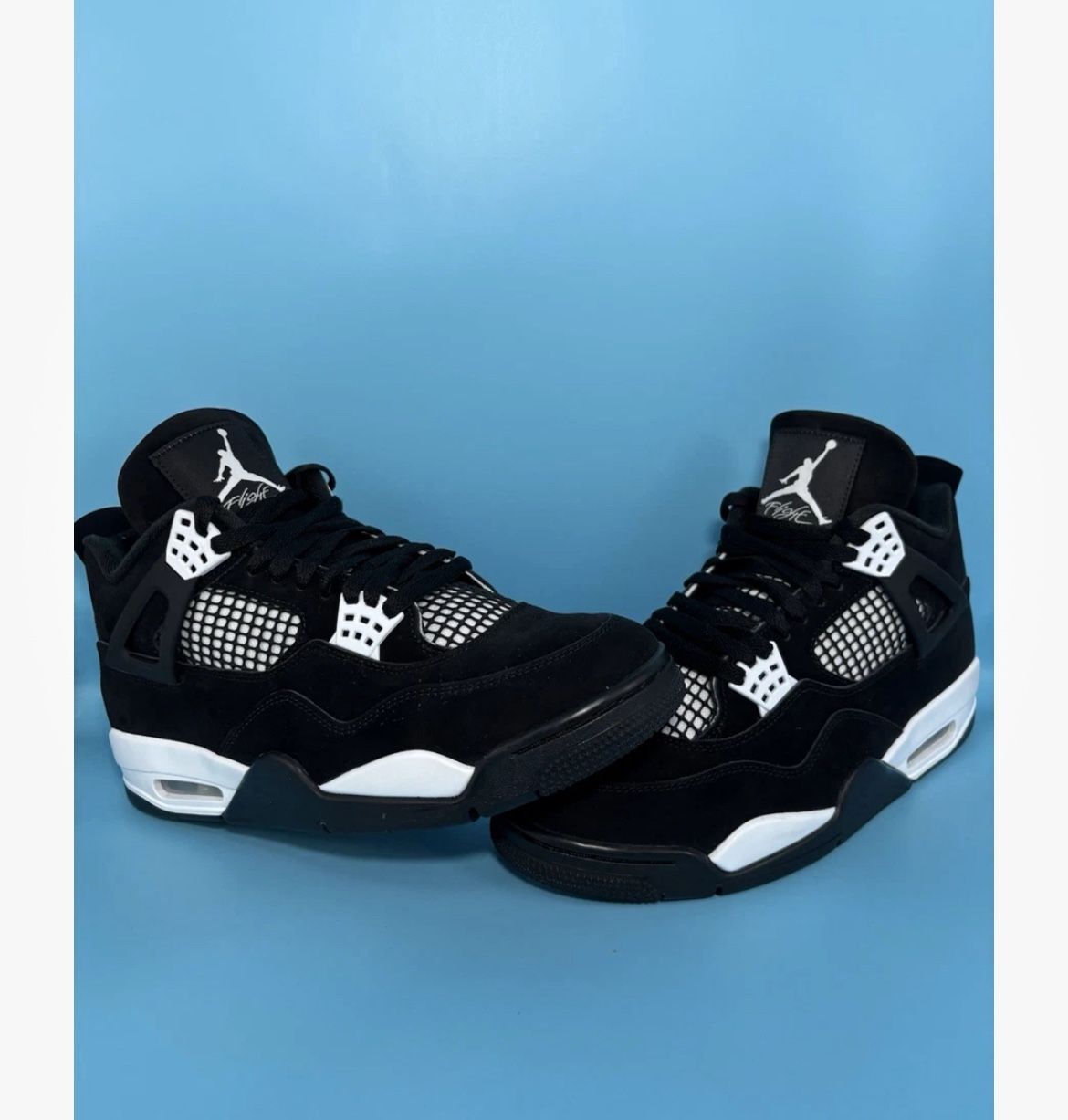 6.5 Womens-Jordan 4 Retro White Thunder