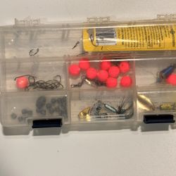 Plano ProLatch StowAway Tackle Box (3500 Series) + Fishing Gear