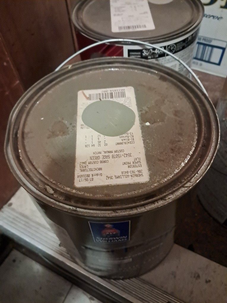 Sherwin Williams Exterior Super Paint Sage Green 1 Gallon