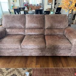 Italian Soft Grain Leather Sofas- 2