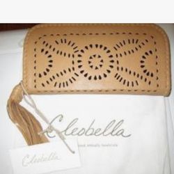Cleobella Mexicana Leather Wallet Moccasin 