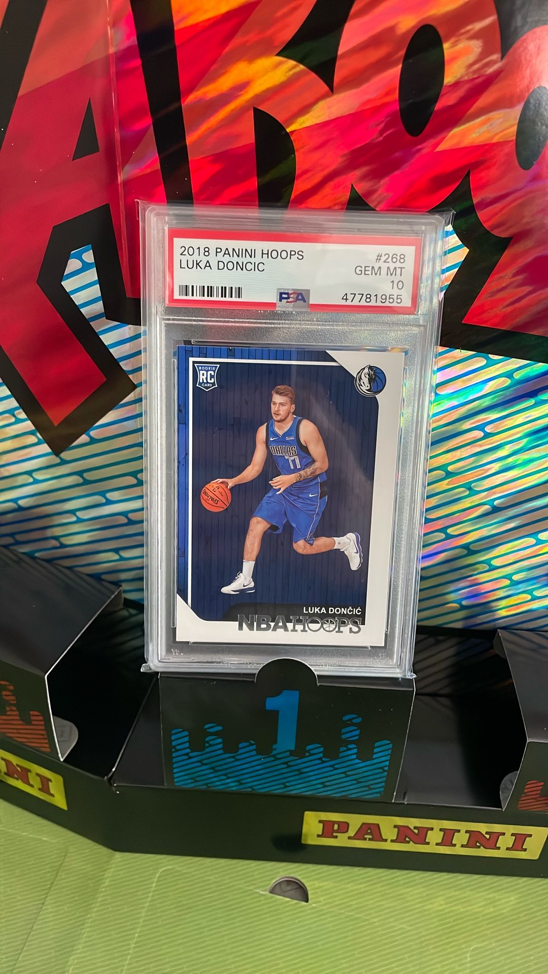 2018 Panini Hoops Luka Doncic PSA 10