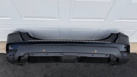 BLACK NISSAN ROGUE 2017 2018 2019 2020 REAR BUMPER
