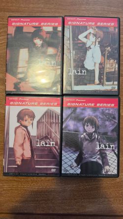 Serial Experiments Lain Complete Series Pioneer 1999 RARE 4 Disc DVD Set