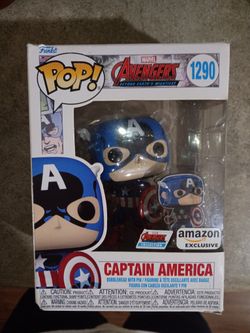 Captain America Funko Pop With Pon