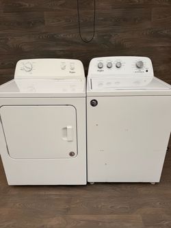 Whirlpool washer and dryer laundry