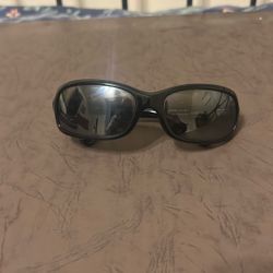 MAUI JIM ITALY MJ-189-02 DGM BROWNISH CRYSTAL FLEX HINGE BLACK WRAP SUNGLASSES