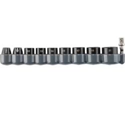 Makita IMPACT XPS Socket Set Metric with Standard SA (10-Piece) =Mak-137