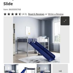 Loft Twin Bed With slide 