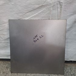 .075 Thick 303 Stainless Steel Sheet 13-1/4"×13-1/4"