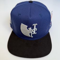🔴Wu-Tang Hat Twnty Two Snapback Blue Black Rza Gza