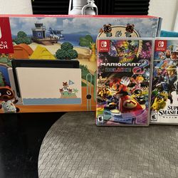 Nintendo Switch Animal Crossing New Horizons Edition 32GB Multicolor Console 